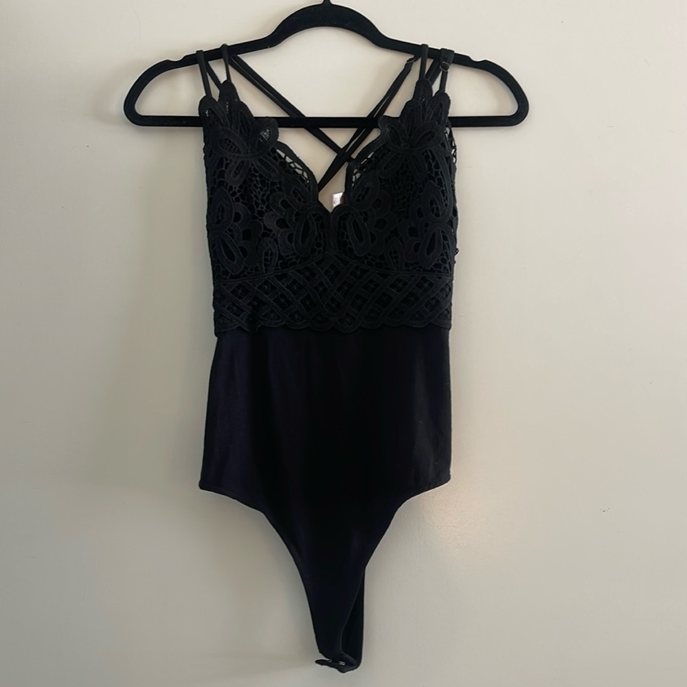 Crochet Front Bodysuit